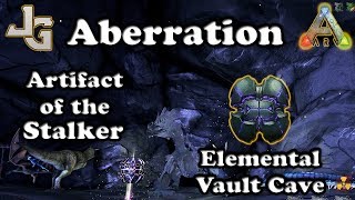 ARK  Artifact of the Stalker  Aberration  Elemental Vault Cave  Guide [upl. by Daus744]