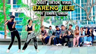 JOGET TIKTOK BARENG JEJE DI TEMPAT UMUM NGAKAK PARAH [upl. by Hope]