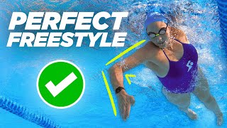 How to Swim PERFECT Freestyle [upl. by Kask]