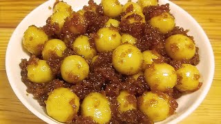 Ammini Kozhukattai RecipeSweet Rice Flour Dumplings [upl. by Hardigg]