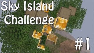 Minecraft Xbox  Sky Island Challenge  The Worst Start 1 [upl. by Wolsniw444]