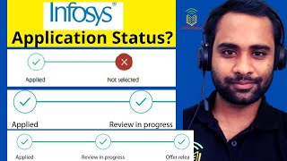 Infosys application status   Review in progress means selected   what is the status meaning [upl. by Nnairol]