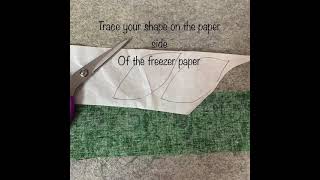 What do quilters use freezer paper for [upl. by Fawnia]