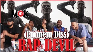 Machine Gun Kelly  Rap Devil Eminem Diss REACTIONREVIEW [upl. by Aenahs]