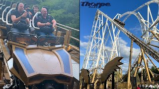 Hyperia Press Night VLOG  THORPE PARK 2024 [upl. by Ahsieit]