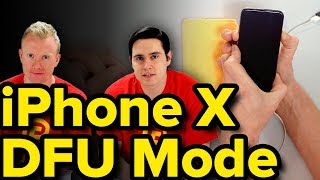 DFU Mode On iPhone X How To Enter It amp Restore Works For iPhone 8  8 Plus Too [upl. by Yhprum85]