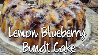 Lemon Blueberry Bundt Cake  Lemon Week on The Farming Pastors Wife [upl. by Papert]