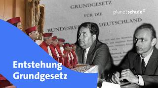 Geschichte des Grundgesetzes  Das Grundgesetz  Planet Schule [upl. by Dlorad]