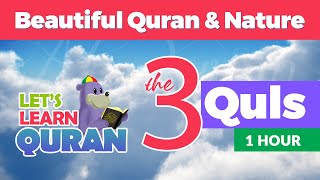 Learn the 3 Quls with Zaky  1 HOUR QURAN [upl. by Ahseinat]