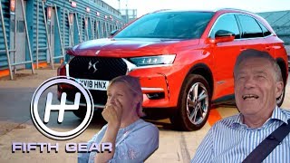 DS 7 Crossback Team Test  Fifth Gear [upl. by Noseyt]