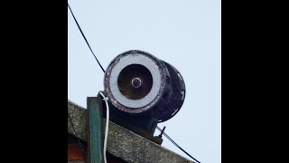 Early Carter Air Raid Siren Dundalk Ireland [upl. by Adiol]