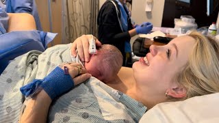 giving birth to baby 2 at 20  My labor amp delivery story time [upl. by Fitzger]