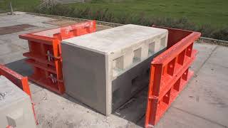 BETONBLOCK®  Casting and Mould Removal [upl. by Annayar]