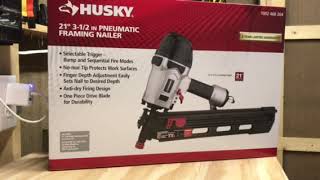 Husky framing nailer 1002468204 [upl. by Alur387]