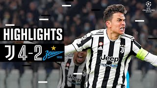 Juventus 42 Zenit St Petersburg  Double Delight for Paulo Dybala  Champions League Highlights [upl. by Nicole]