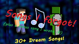 Songs I forgot All Music In Dreams  GeorgeNotFounds Videos  Full Versions and Timestamps [upl. by Nanice]