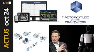 Actus n°16  Robot Optimus amp FrameworX Tatsoft IIoT  Oct 24 [upl. by Calva207]