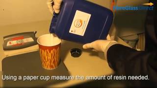 How to mix resin and catalyst [upl. by Kcirdor]