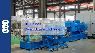 U6 Twin Screw Extruder  USEON [upl. by Yllatan]