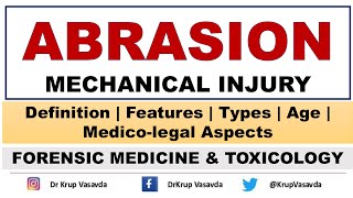 Abrasion  Mechanical Injury  Dr Krup Vasavda [upl. by Carmen]