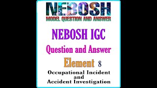 Occupational incident and accident investigation [upl. by Nonnag]