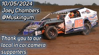 Joey Chambers Muskingum County Speedway  10052024 [upl. by Kiley]