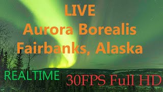 LIVE Northern Lights Fairbanks Alaska [upl. by Brace]