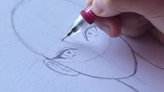 How I Draw Faces  FIRST TUTORIAL VIDEO [upl. by Hesler]