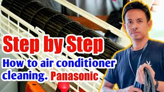 How to clean air conditioner Panasonic [upl. by Anahsat]