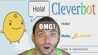 LA INCREÍBLE CONVERSACIÓN ENTRE SIMSIMI Y CLEVERBOT 😅 [upl. by Colly]