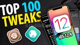 Top 100 BEST Jailbreak Tweaks for iOS 124 Cydia amp Sileo [upl. by Nelad]