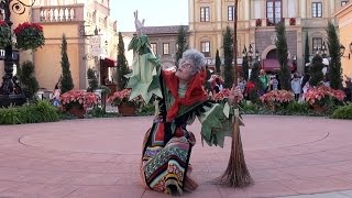 La Befana Italy Holiday Storyteller at Epcot Holidays Around The World 2015  Walt Disney World [upl. by Eesdnyl]