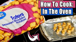 How To Cook Frozen Tater Tots in the Oven [upl. by Pate]