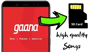 How To Songs Download in SD Card from Gaana App Gaana Mp3 Mein Kaise Download Karein [upl. by Margarita]