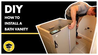 How to Install A Bathroom Vanity [upl. by Kohler]