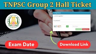 GROUP 22A HALL TICKET DOWNLOAD TNPSC 2024 [upl. by Charlie]