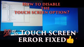 HP all in one desktop Touch screen issues fixed [upl. by Ssyla452]