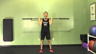 Barbell Power Clean and Jerk from Floor  HASfit Olympic Exercise  Olympic Lift Form [upl. by Noislla529]