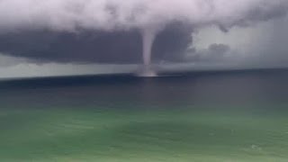 WATCH Waterspout forms off Fort Walton Beach [upl. by Bourgeois]