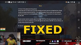 How to Open BGMI on Android  Notice Error Fixed [upl. by Sidnak783]