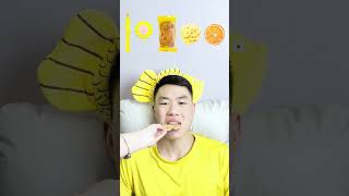 🧀🧇🥟🎧ASMR Yellowthemed Mukbang  Perfect for Sleepimmersive asmr asmrsounds funny [upl. by Ricketts]