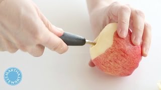 How to Core an Apple  Martha Stewart [upl. by Copland]