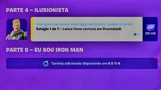 Narrativas parte 4  O Ilusionista C5T4  Fortnite [upl. by Nisay347]