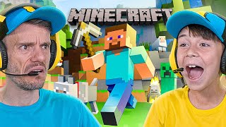 JOGUEI MINECRAFT PELA PRIMEIRA VEZ  Brancoala Games [upl. by Aicatsue]