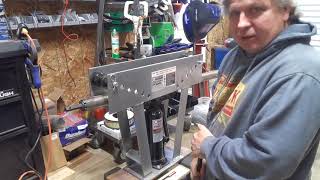 Harbor Freight 16 Ton Heavy Duty Hydraulic Pipe Bender [upl. by Adnaram]