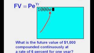 Calculating Compounding Interest Continuously [upl. by Gipps]