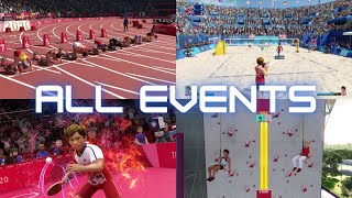 All Events in Olympic Games Tokyo 2020 Showcase [upl. by Krid]