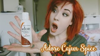 Adore Cajun Spice Hair Dye [upl. by Solakcin]