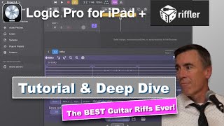 Riffler in Logic Pro for iPad  The BEST Guitar Riffs [upl. by Crowe]