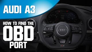 How To Find OBD Port  Audi A3 [upl. by Ilram]